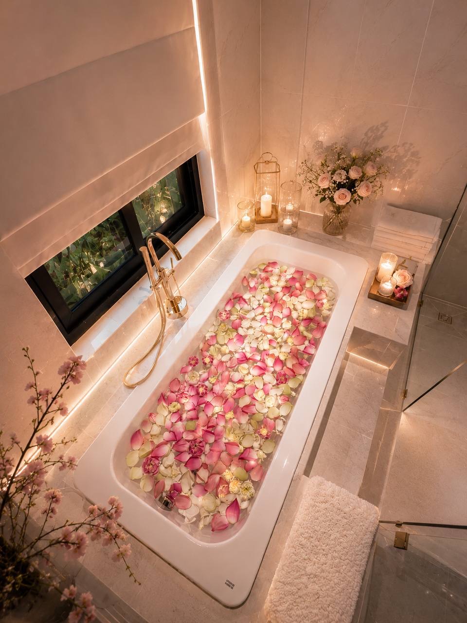 Spa bath ritual