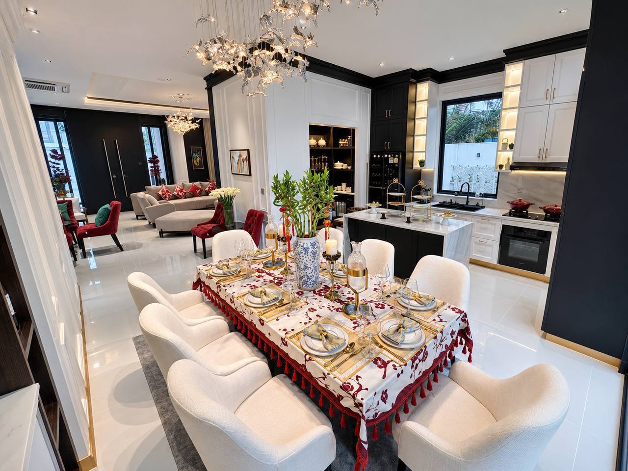 Formal dining setting